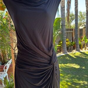 SOLD Philosophy Black Asymmetrical Dress